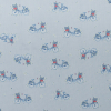 Blue Bicycle Printed Organic Cotton Poplin | Mood Fabrics