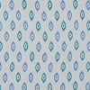 Star White/Marina/Pristine Ikat Printed Organic Viscose Crepe | Mood Fabrics