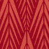 Molten Lava Tribal Leaf Printed Organic Viscose Crepe - Detail | Mood Fabrics
