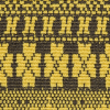 Yellow/Gray Textural Geometric Novelty Knit - Detail | Mood Fabrics