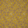 Tan/Cyber Yellow Floral Brocade | Mood Fabrics
