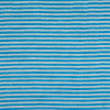 Malibu Blue/White Candy Striped Crinkled Organdy | Mood Fabrics