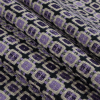 Violet/Amaranth Purple Geometric Blended Woven - Folded | Mood Fabrics