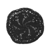 Black Crocheted Circle Applique - 6 | Mood Fabrics