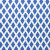 Dazzling Blue/White Geometric Printed Riviera Pique | Mood Fabrics