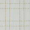 Ivory and Metallic Gold Plaid Polyester Tweed | Mood Fabrics