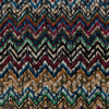 Multi-Colored Chevron Laminated Polyester Tweed - Detail | Mood Fabrics