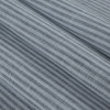 Gray Candy Striped Lightweight Linen - Folded | Mood Fabrics