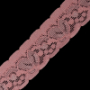 Salmon Stretch Lace Trim - 1 - Detail | Mood Fabrics