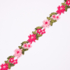 Pink Flower Lace Trim - 1.25 | Mood Fabrics