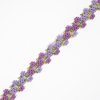 Purple Flower Lace Trim - 1.125 | Mood Fabrics
