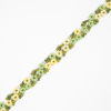 Yellow and Green Flower Lace Trim - 0.75 | Mood Fabrics