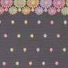 Pastel Floral Embroidery on White Mesh - 6.5 - Detail | Mood Fabrics