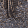 Metallic Nude and Gray Abstract Brocade - Detail | Mood Fabrics