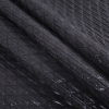 Metallic Black Quilted Brocade - Folded | Mood Fabrics