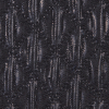 Metallic Black Quilted Brocade - Detail | Mood Fabrics