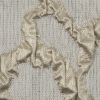 Metallic Gold/Egret Abstract Polyester Brocade/Jacquard - Detail | Mood Fabrics