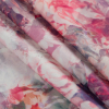 Pink Floral Printed Max-Dri Anti-Microbial Performance Tricot - Folded | Mood Fabrics