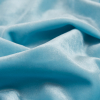 Sky Blue Stretch Velour - Detail | Mood Fabrics