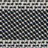 Whisper White/Navy/Royal Blue Striped Tweed - Detail | Mood Fabrics