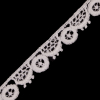Off-White Cotton Lace Trim - 0.5 - Detail | Mood Fabrics