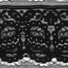 Black Lace Stretch Trim - 3.5 - Detail | Mood Fabrics