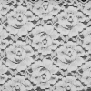 White Stretch Floral Lace Trim - 6 - Detail | Mood Fabrics