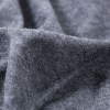 Italian Heathered Gray Tissue-Weight Polyester Jersey - Detail | Mood Fabrics
