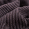 Italian Dark Brown Fleece Backed Heavy Wool Twill - Detail | Mood Fabrics