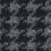 Italian Midnight Navy/Gray Houndstooth Wool Knit - Detail | Mood Fabrics