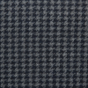 Italian Midnight Navy/Gray Houndstooth Wool Knit | Mood Fabrics