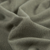 Italian Olive Tissue-Weight Cotton Jersey - Detail | Mood Fabrics