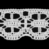 White Cotton Crochet Lace - 1.25 - Detail | Mood Fabrics