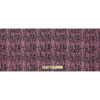 Geranium Pink/Raven Abstract Printed Crepe de Chine - Full | Mood Fabrics