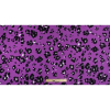 Hyacinth Violet Abstract Stretch Polyester Crepe - Full | Mood Fabrics