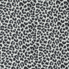 White/Black Leopard Printed Stretch Polyester Crepe | Mood Fabrics