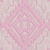 Ivory/Pink Geometric Brocade - Detail | Mood Fabrics