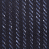 Black and Blue Striped Cotton Twill - Detail | Mood Fabrics
