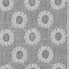 White Geometric and Floral Striped Embroidered Cotton Eyelet - Detail | Mood Fabrics