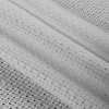 White Geometric Embroidered Cotton Eyelet - Folded | Mood Fabrics
