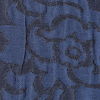 Navy/Black Crinkled Floral Brocade - Detail | Mood Fabrics