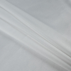 Italian White Stretch Polyester Charmeuse - Folded | Mood Fabrics