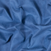 Italian Delphinium Blue Heavyweight Stretch Faux Suede | Mood Fabrics