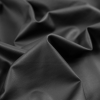 Italian Black Stretch Matte Pleather - Detail | Mood Fabrics