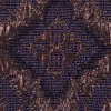 Metallic Copper and Purple Geometric Brocade - Detail | Mood Fabrics