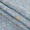 Metallic Gray/Green/Blue Abstract Brocade - Folded | Mood Fabrics