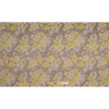 Metallic Gold and Yellow Floral Brocade - Full | Mood Fabrics