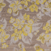 Metallic Gold and Yellow Floral Brocade | Mood Fabrics
