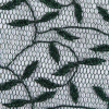 Metallic Amazon Green Floral Lace - Detail | Mood Fabrics