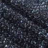 Italian Purple and Blue Wool Tweed - Folded | Mood Fabrics